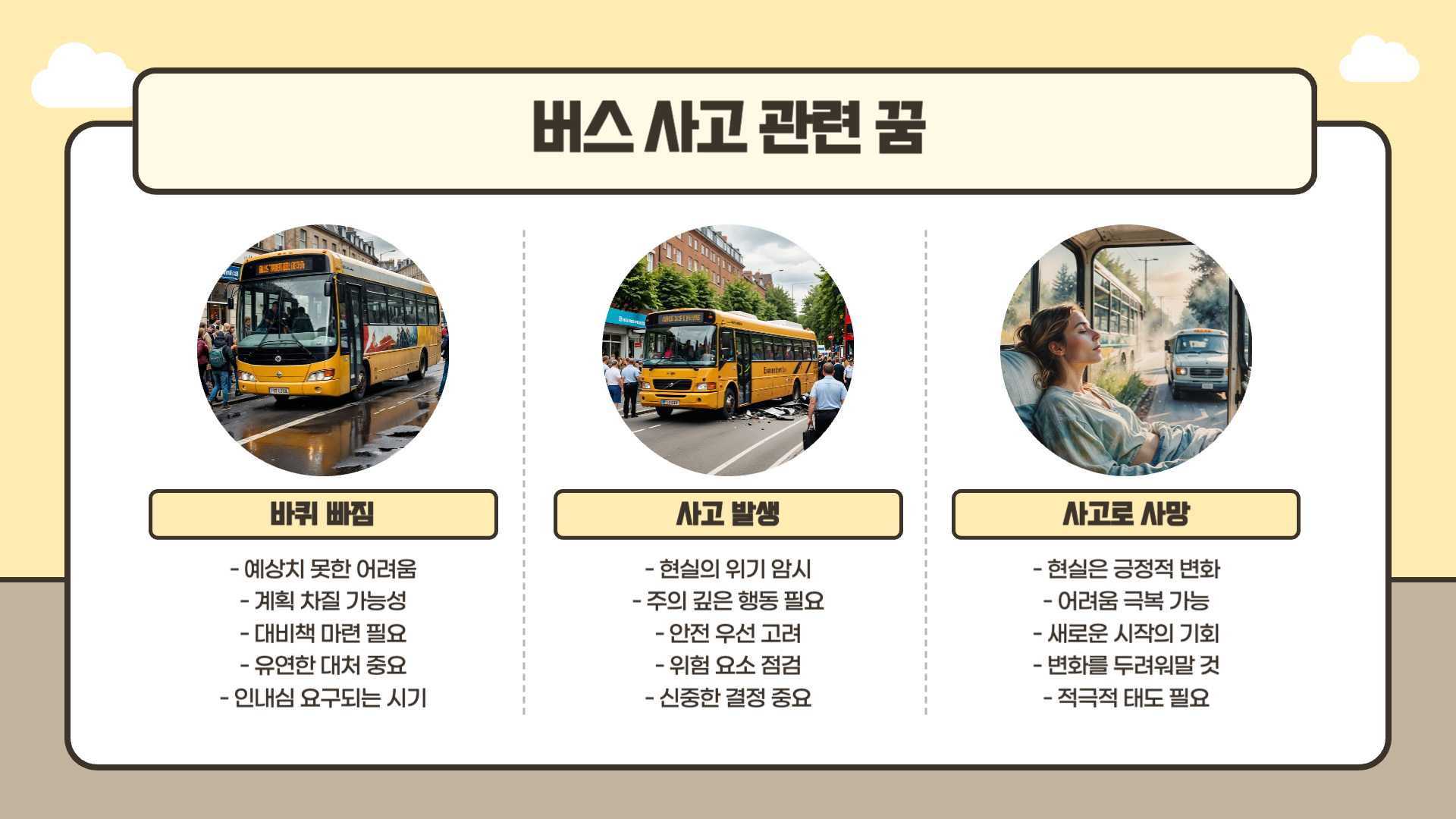 버스 타는 꿈해몽