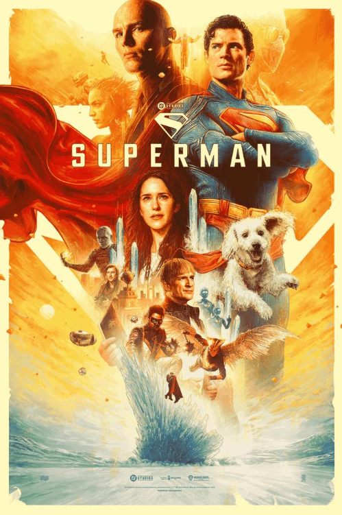 2026년 미국 영화 『Superman』 공식 포스터