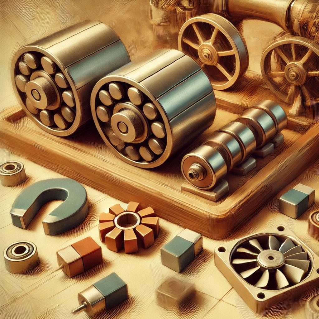 희토류 대체소재 기술, 페라이트 마그네트 관련 사진