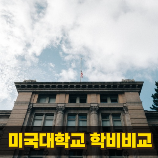 미국 대학 학비 비교