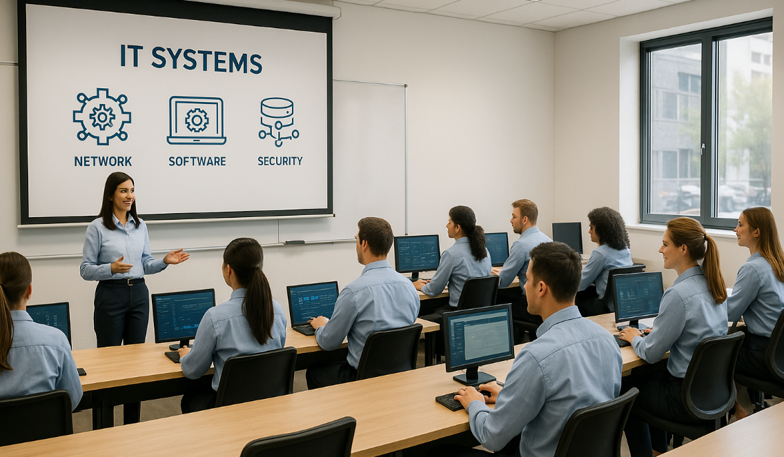 정보시스템 사내 교육 모습