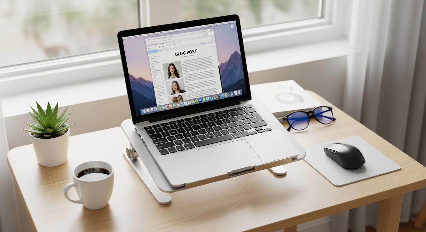 작은 책상 노트북 거치대 내돈내산 후기