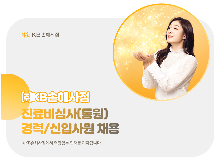 케이비손해사정 채용