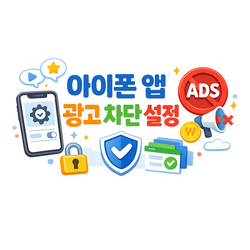 아이폰 앱 광고 차단 설정 사용 방법