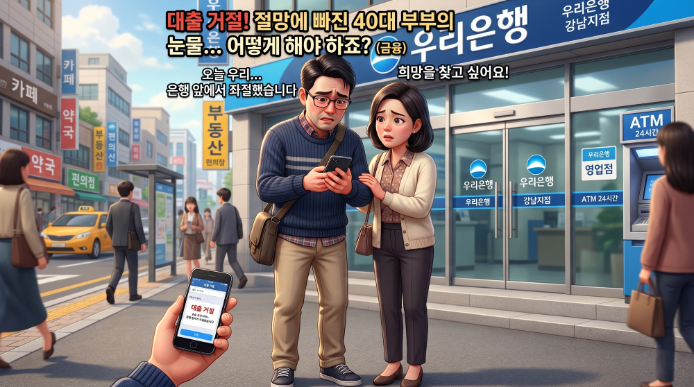 급전이 필요한 상황을 재현한 캐릭터 이미지