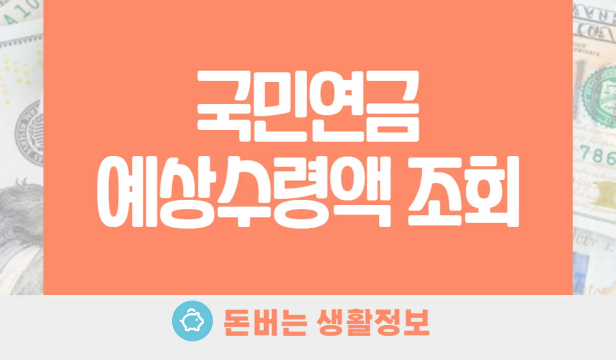 국민연금예상수령액 조회