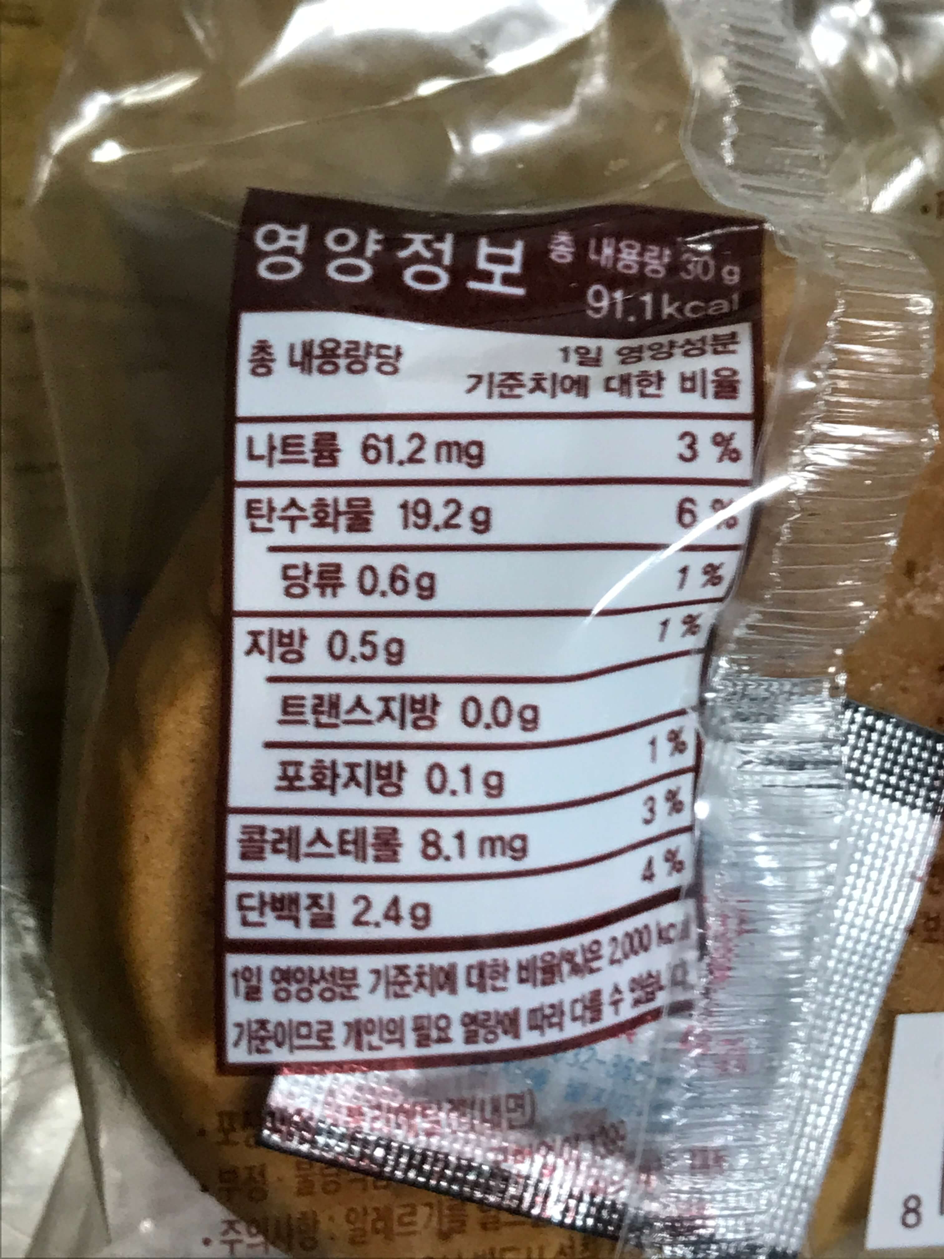 커피빵 칼로리
