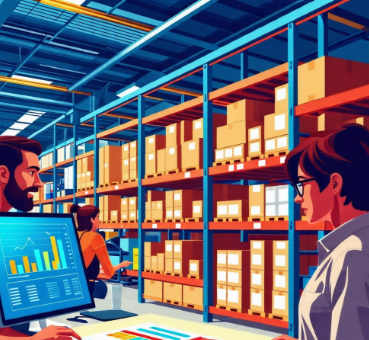 AI로 비즈니스 활용하는 모습