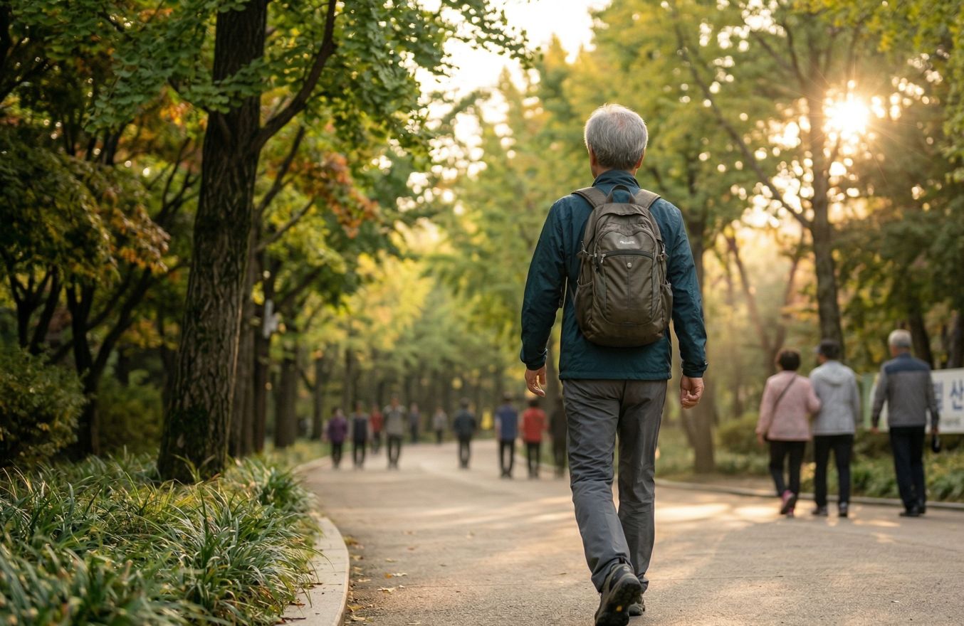 걷기는 안압하강에 긍정적인 영향을 미칩니다.