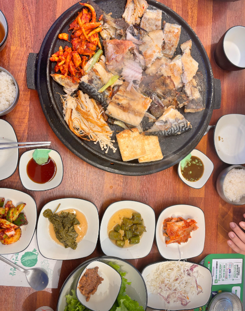 솥뚜껑 생선구이 대표 메뉴