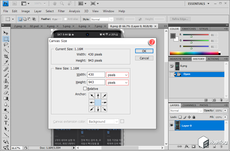 Canvas Size