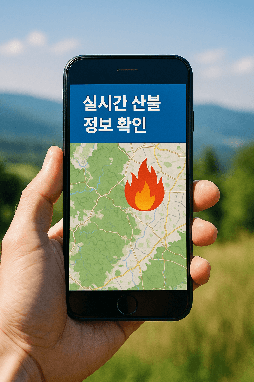 실시간 산불 위치 정보 확인법! 봄철 재난 대비는 이렇게