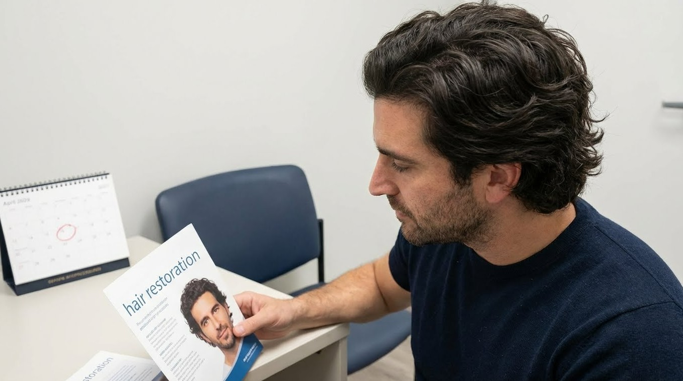 탈모 치료 전 풍성한 머리 숱 사진