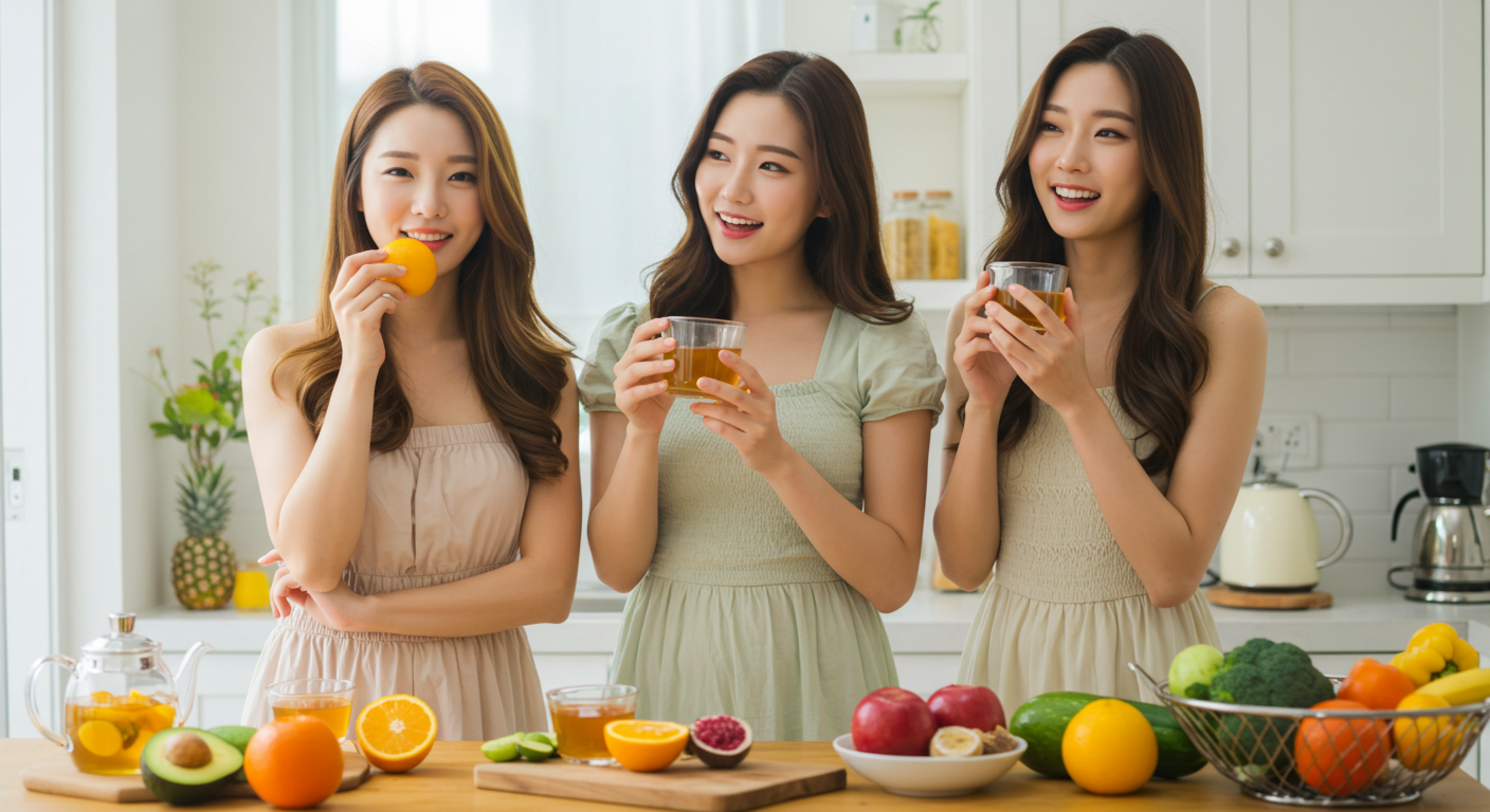 간헐적 단식하는 여자들