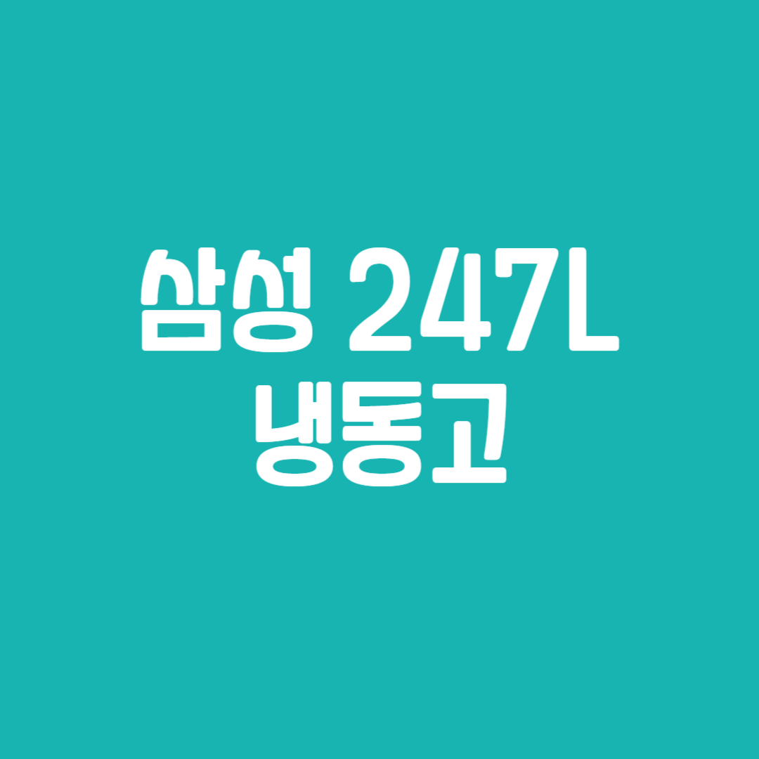 삼성 247L 냉동고