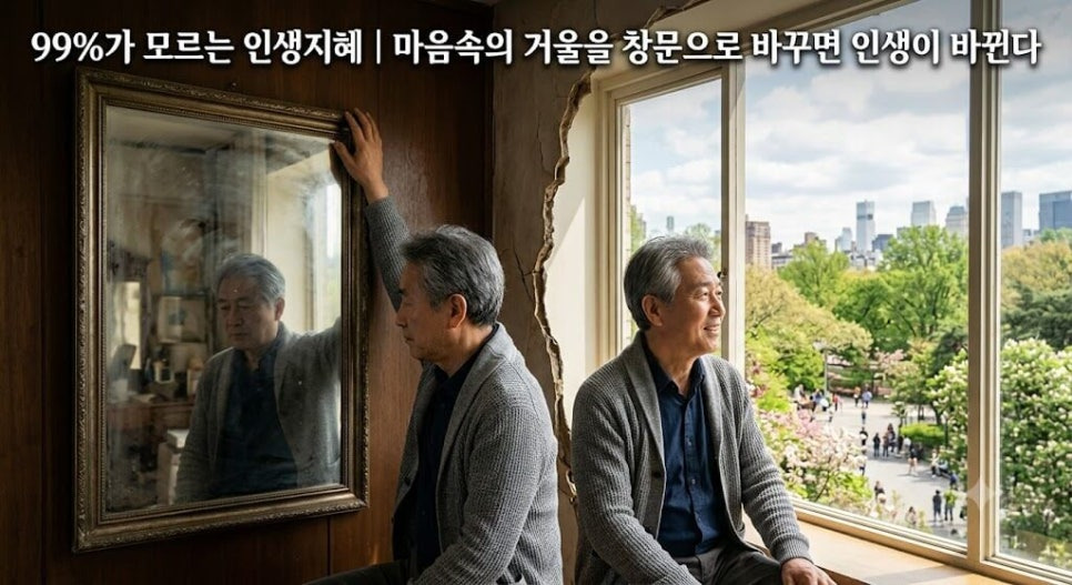 마음속의 거울을 창문으로 바꾸면 인생이 바뀐다 이미지