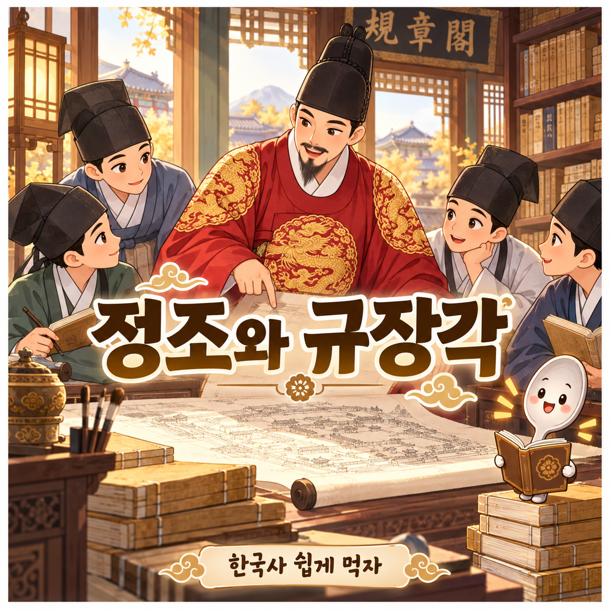 정조의 즉위와 규장각을 표현한 대표 썸네일