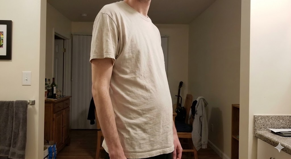 마른 비만 남성