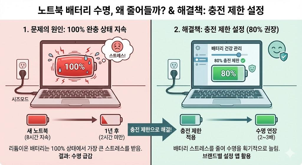 배터리 수명 오래 유지하는 방법