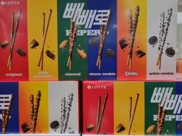 다양한 종류의 빼빼로