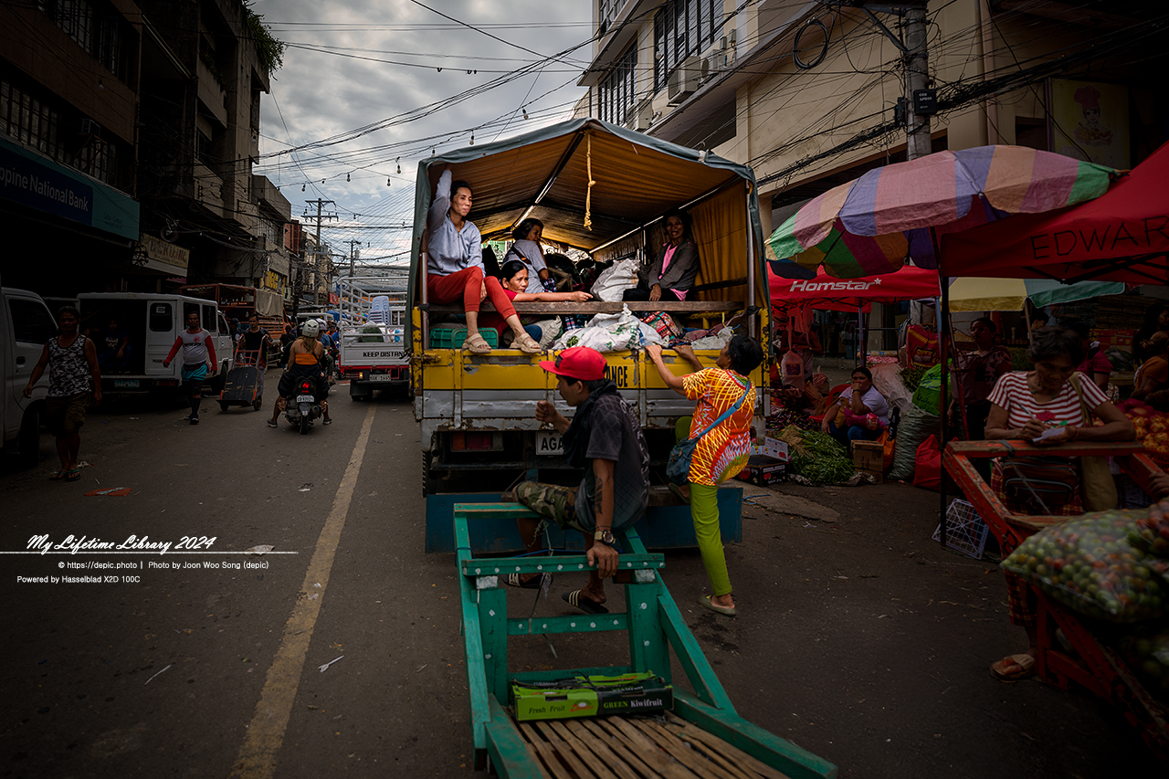 필리핀 세부 거리 시장