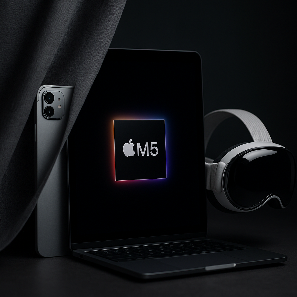 애플, M5 칩 신제품 공개 임박 (출처 = AI 생성이미지)