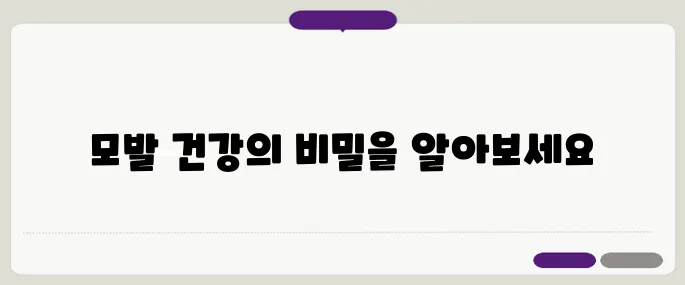 50대 여성 탈모 관리의 비결 – 모발 건강을 지키는 생활 습관을 실천하자