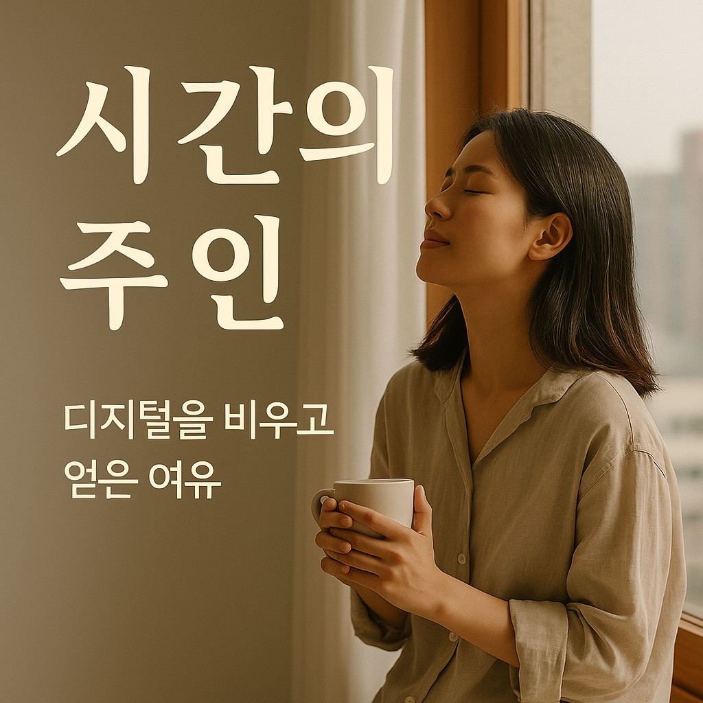 시간을 되찾은 사람의 하루 “디지털을 비우자, 시간이 생겼다.그런데 그 시간을 어떻게 써야 할까?”