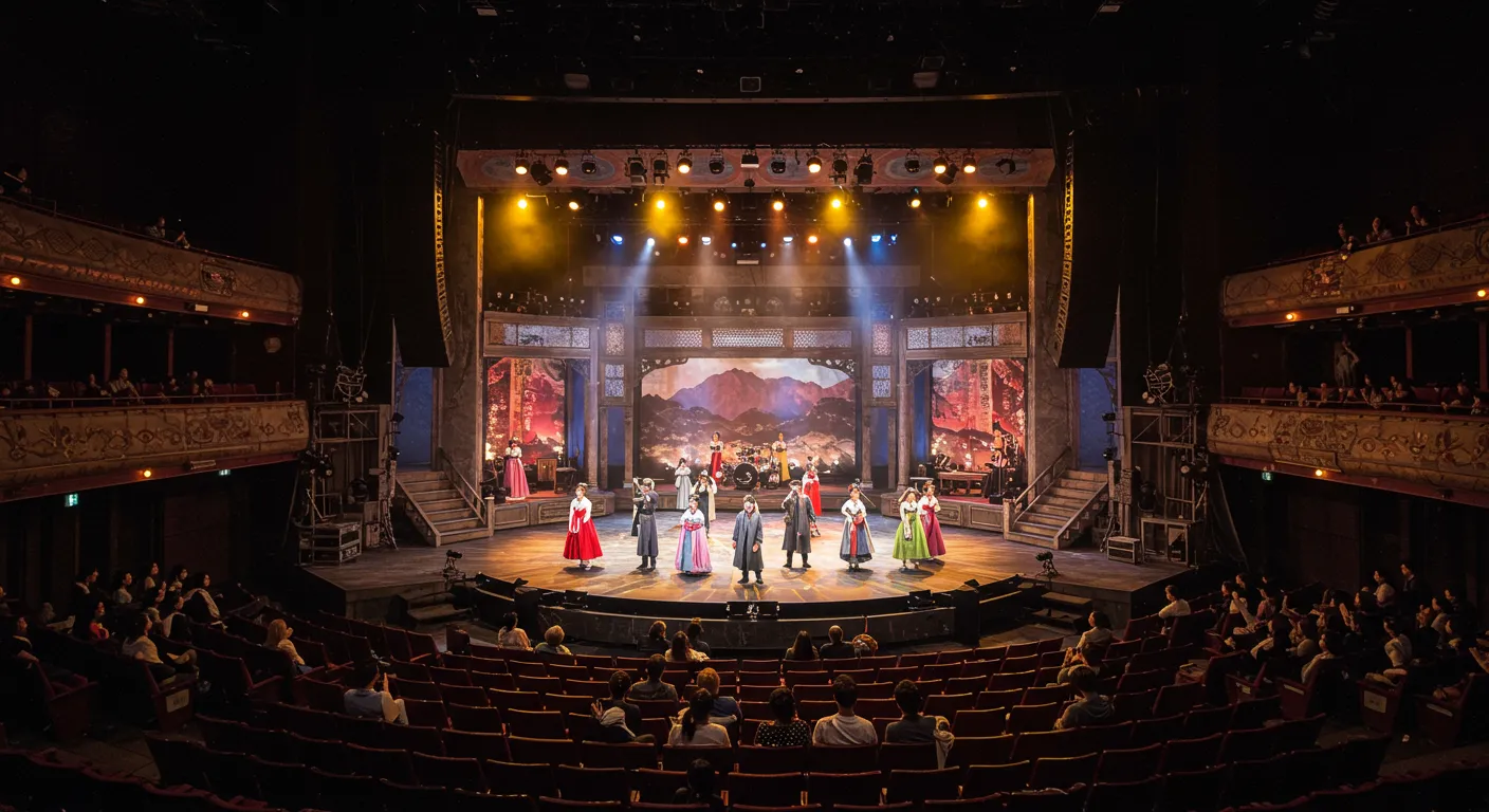 전체 연출 감상: 2층 앞줄 또는 S석 측면