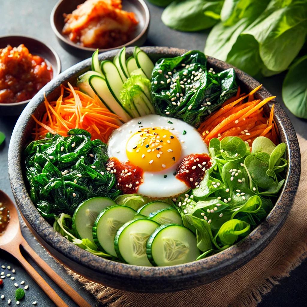 봄동 겉절이 비빔밥