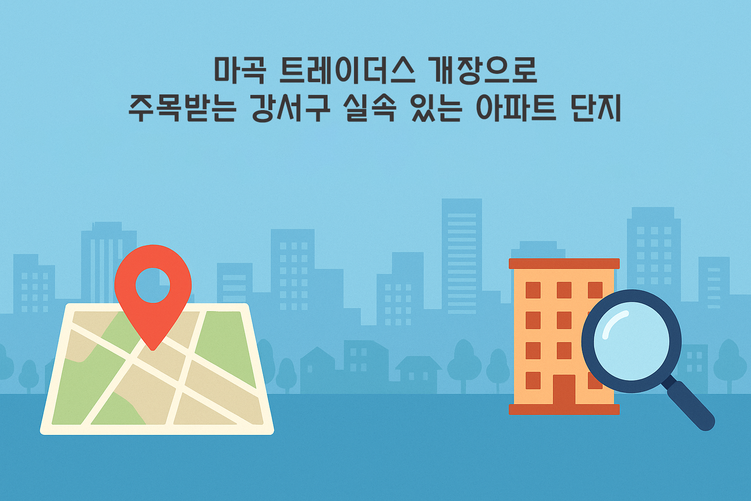 마곡 트레이더스 개장으로 주목받는 강서구, 실속 있는 아파트 단지를 알아봅니다