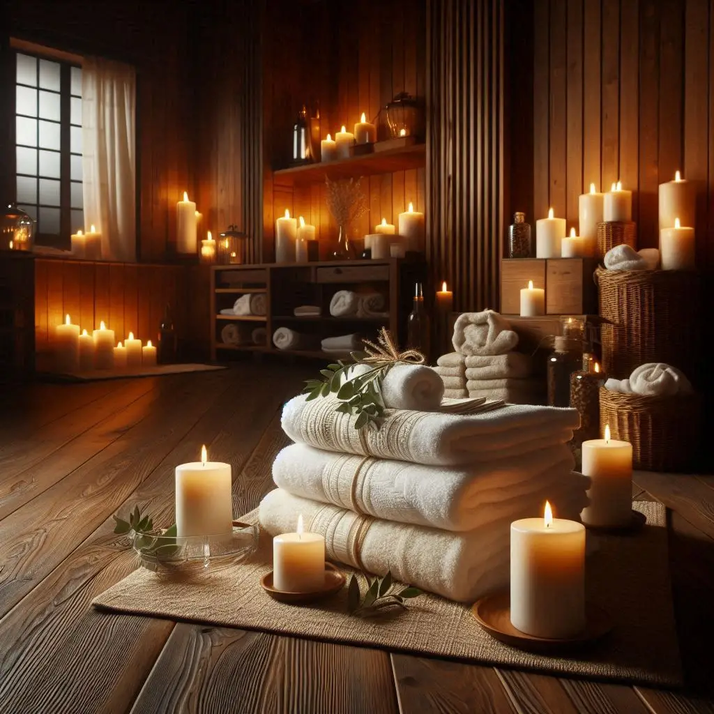 피부,체형관리 샵 배경