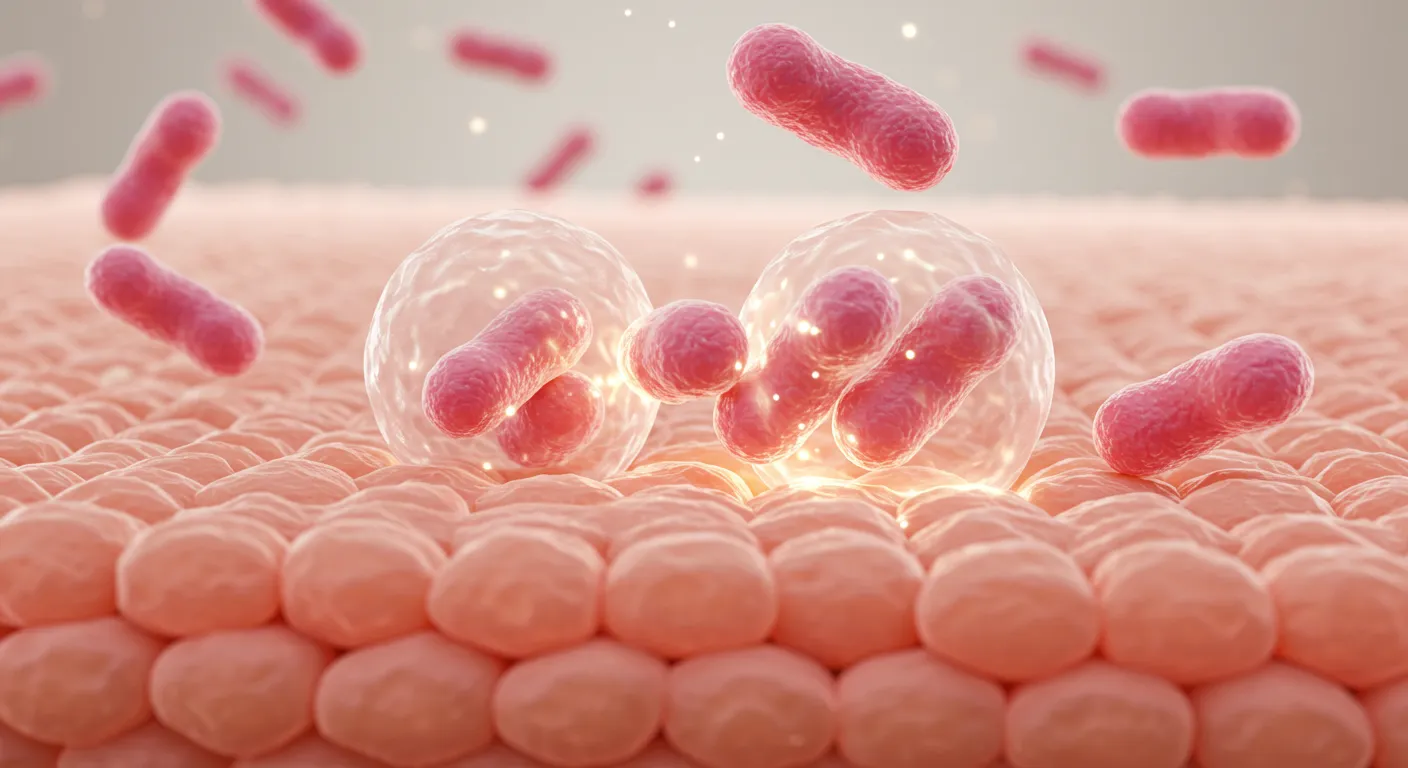 피부에 콜라겐이 침투하는 모습 이미지