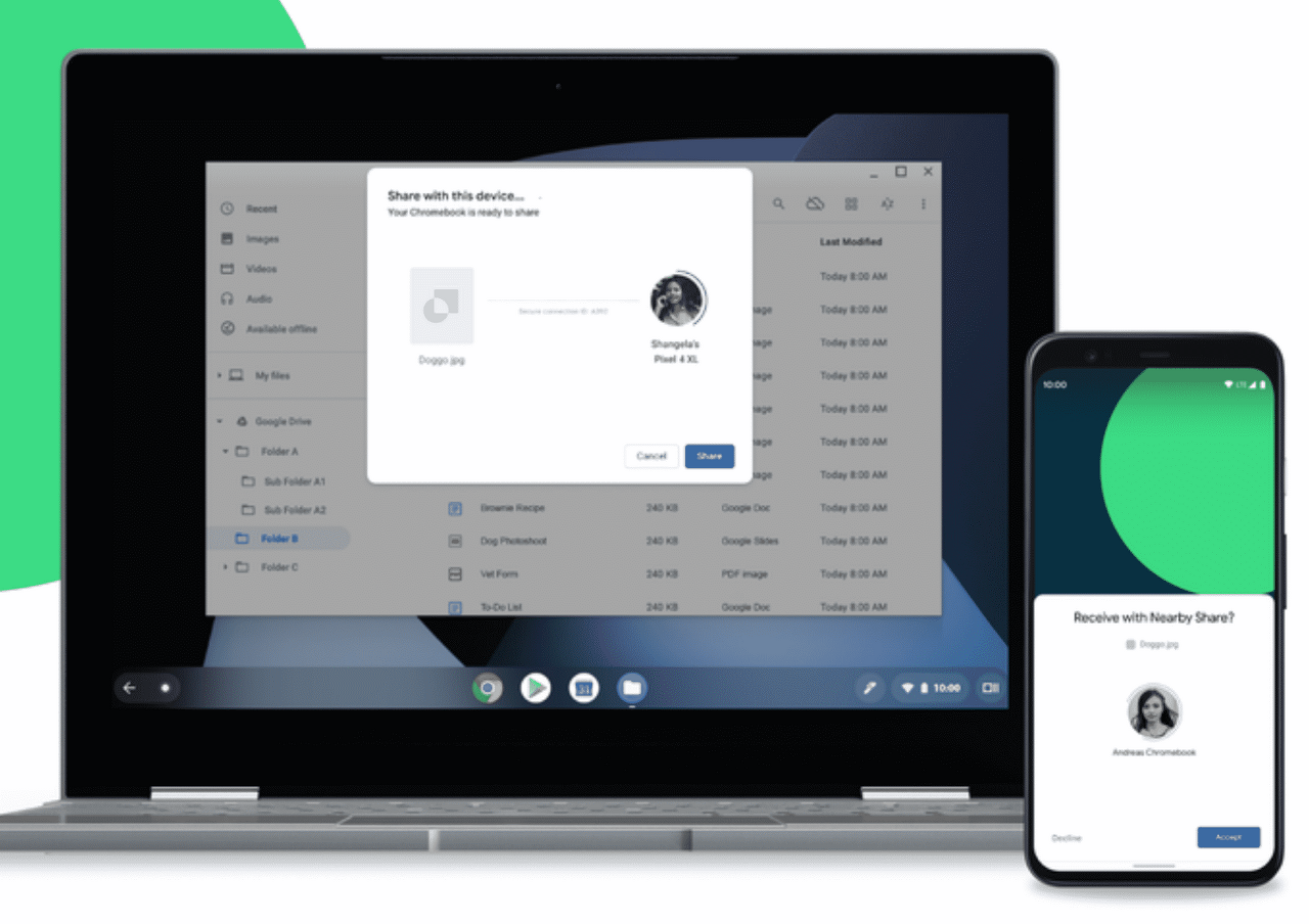 니어바이쉐어_노트북_스마트폰_이미지
