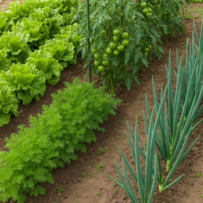 6월 텃밭 작물 사진