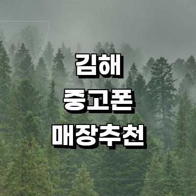 김해시 중고폰