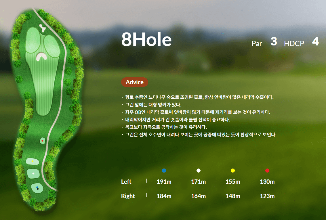 신원 CC 코스 공략도 17