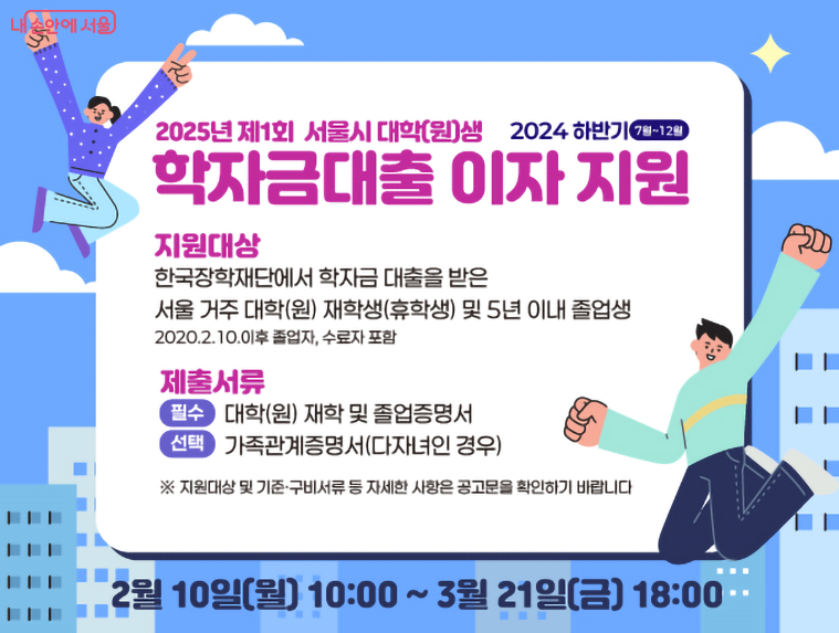 학자금대출 이자 지원