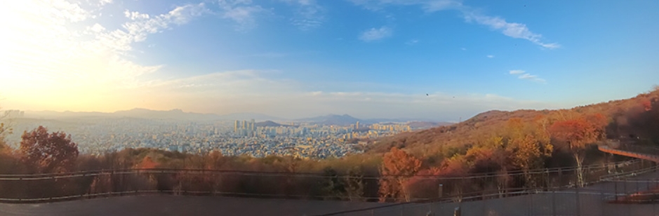 서울 단풍 명소 추천! 용마산 스카이워크 전망대 개장 소식