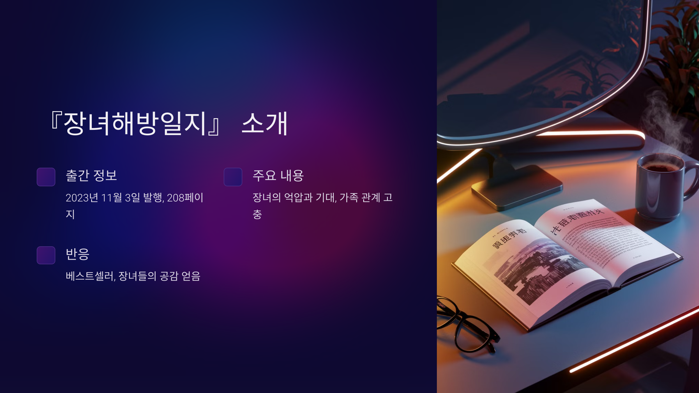 『장녀해방일지』 소개