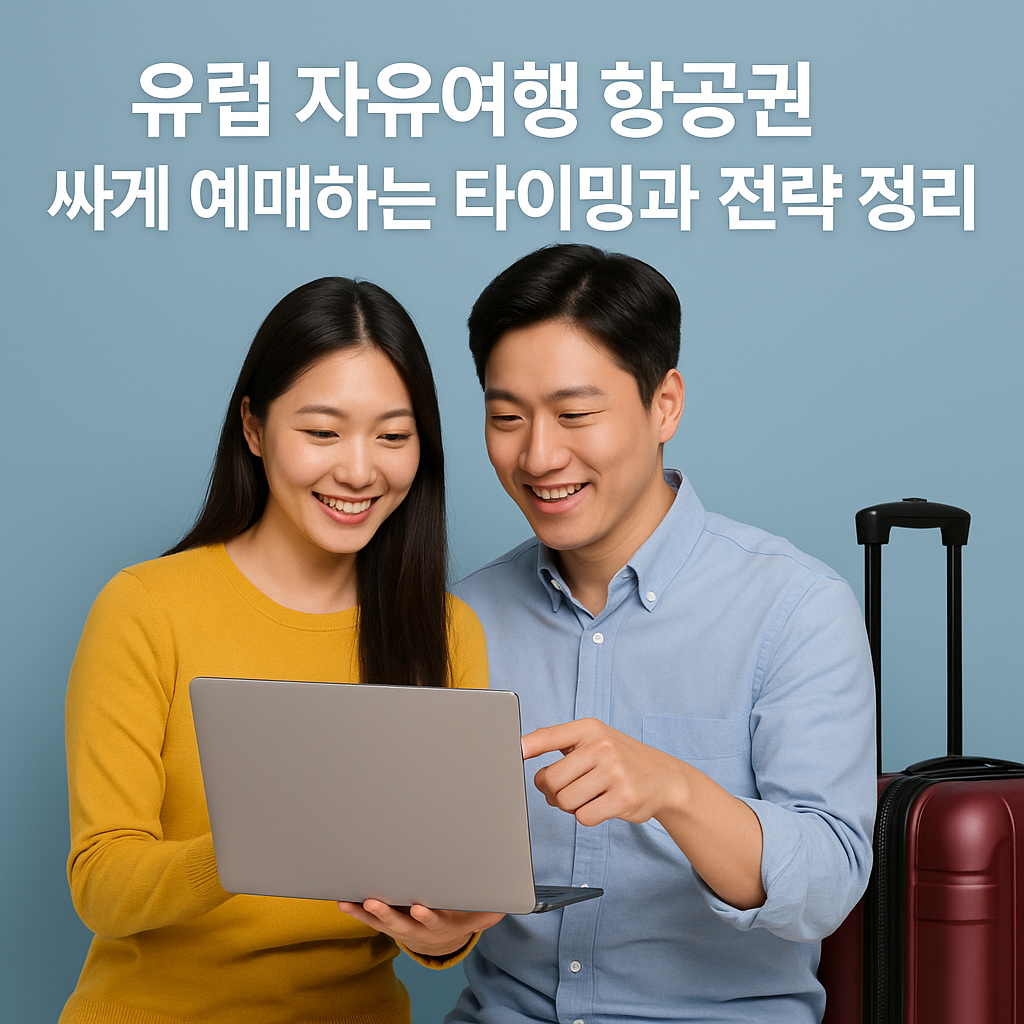 유럽 자유여행 항공권 싸게 예매하는 타이밍과 전략 정리