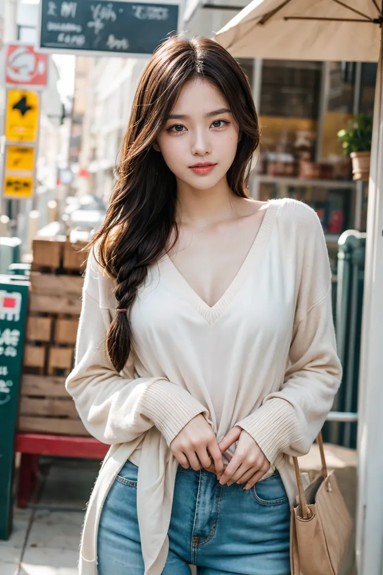 편의점 마트 쇼핑 컨셉 실사 모델 AI 룩북 - 편의점 마트 쇼핑 컨셉 Stable diffusion AI Picture-Shopping