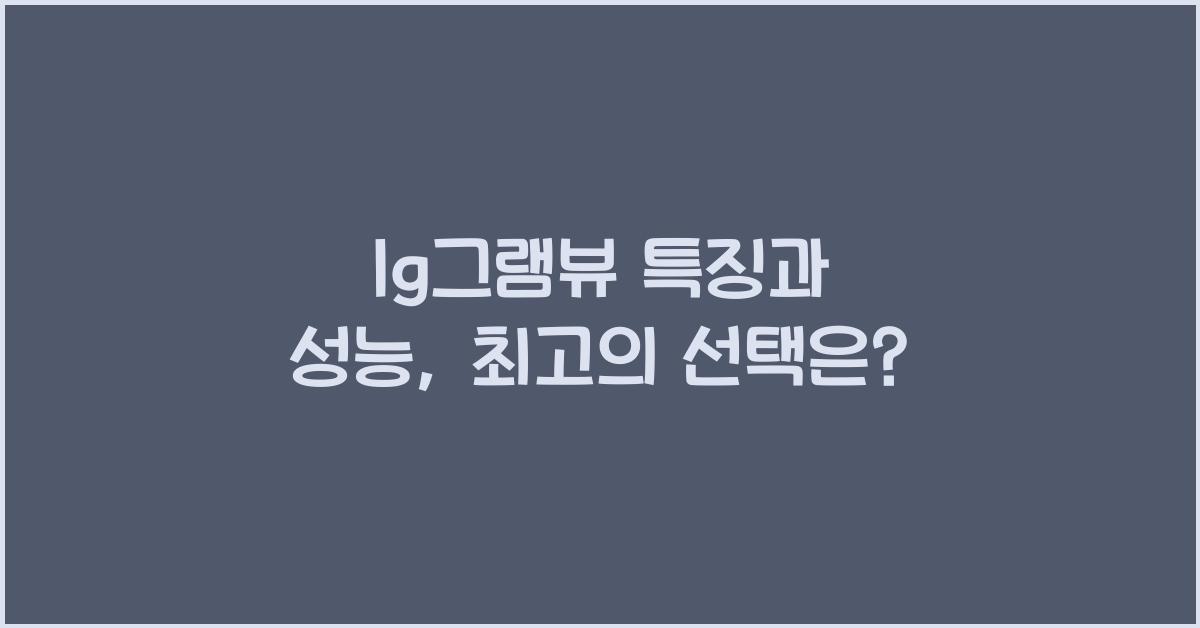 lg그램뷰