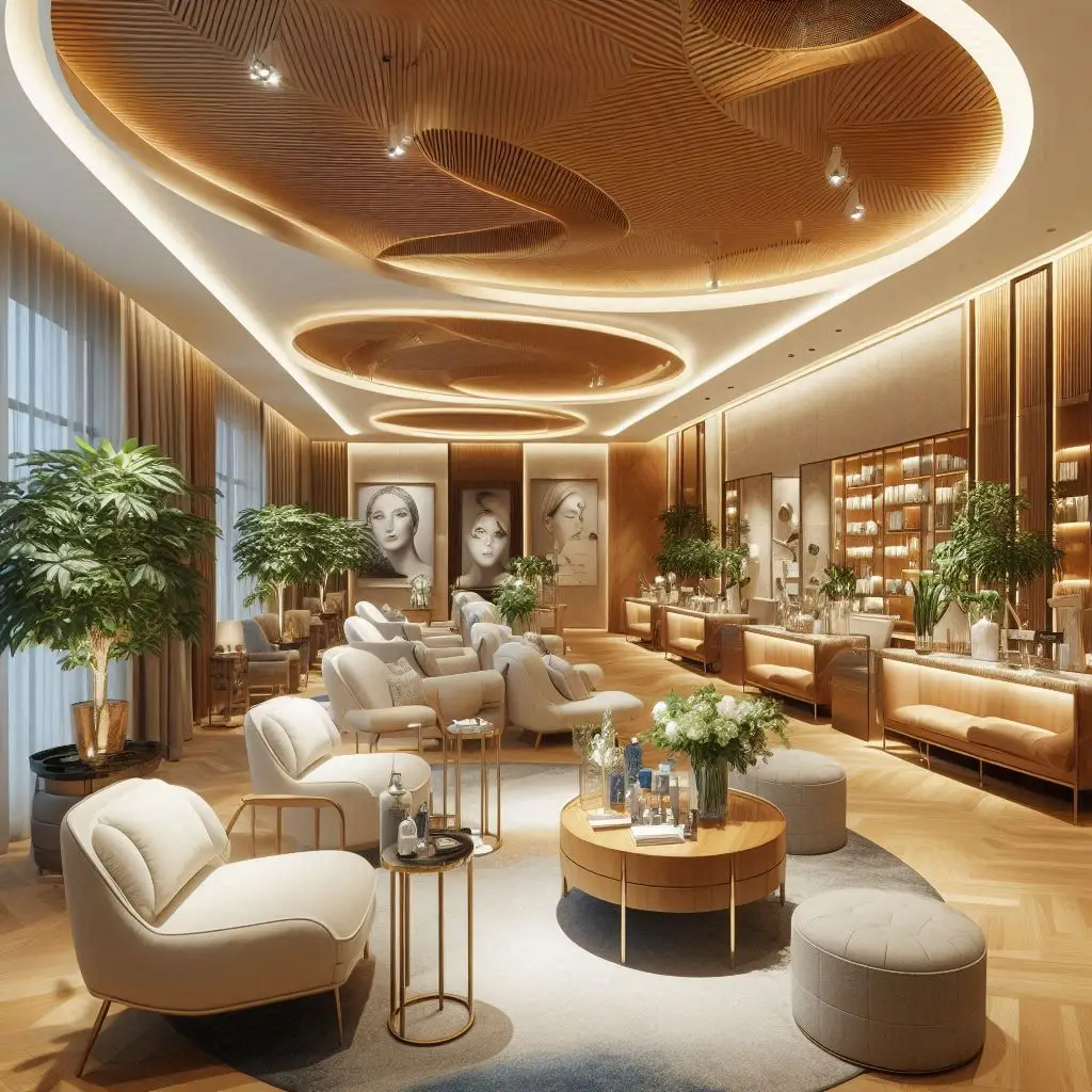 피부,체형관리 샵 배경