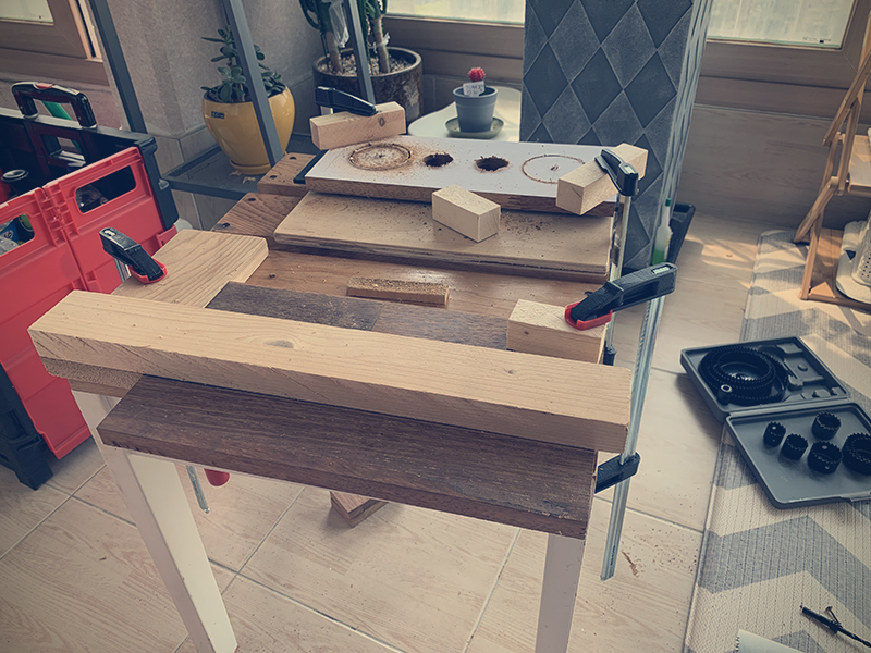 집성목 케이스 가공