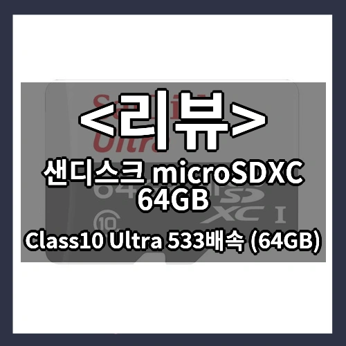 샌디스크 microSDXC 64GB (Class10 Ultra 533배속 (64GB))