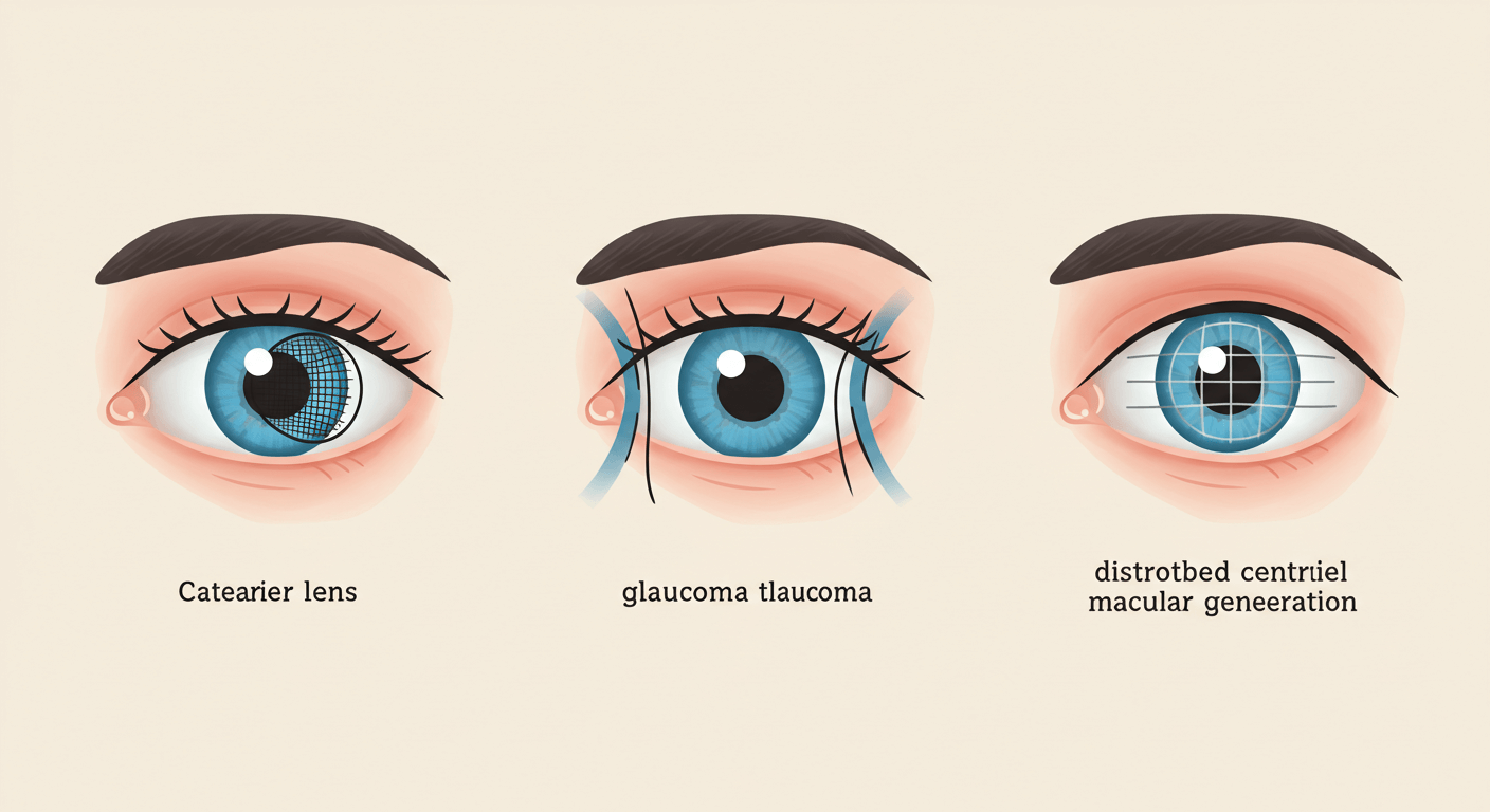 주요 안과질환 정리 (백내장, 녹내장, 황반변성)