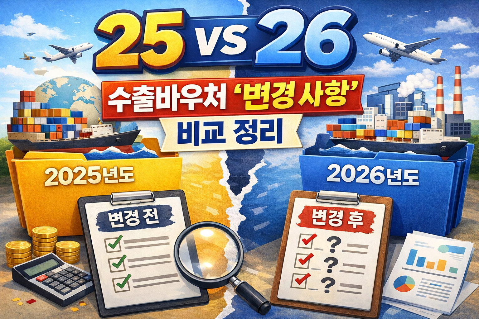 2025 vs 2026 수출바우처 &lsquo;변경 사항&rsquo; 비교 정리