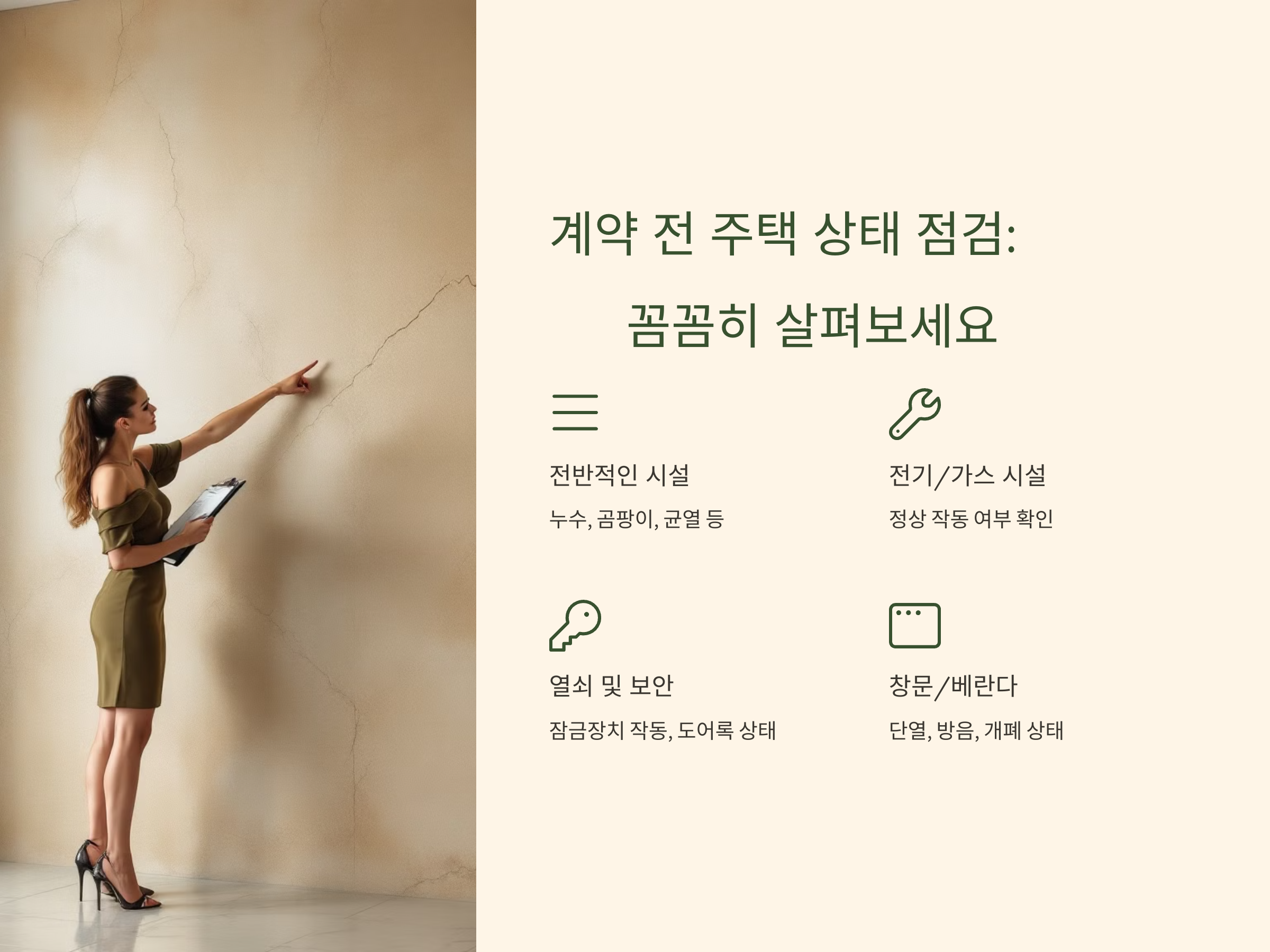 계약전 주택 점검사항