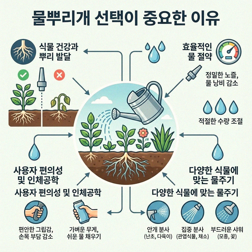 화분 물주기 걱정 끝내는 물줄기 조절 완벽 가이드